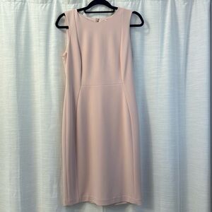 Pale pink Calvin Klein sheath. Size 10